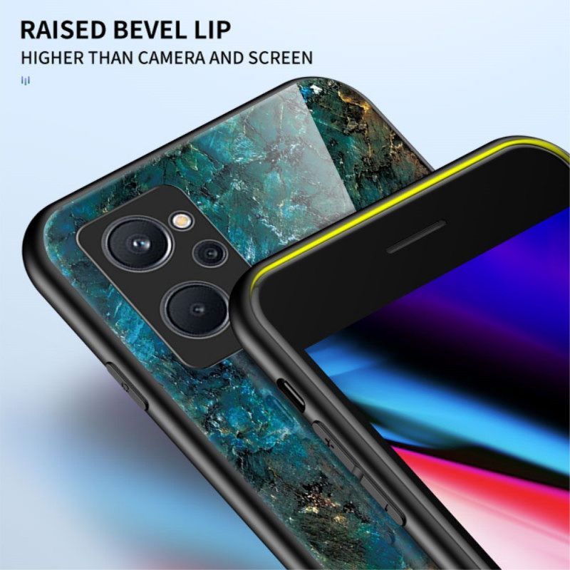 Θήκη Realme 9i Χρώματα Marble Tempered Glass